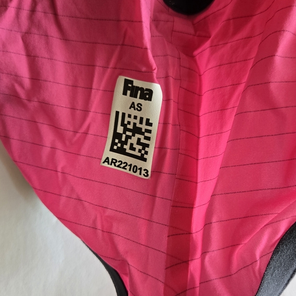 Arena Women's Powerskin Carbon Duo Top And Jammer Swim Tech Suit Gray And Pink - Picture 5 of 13